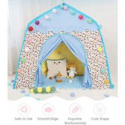 Tenda Da Gioco Per Bambini Princess Castle Tenda Da Gioco In Tessuto Oxford Grande Casetta Per Fate Con Borsa Per Il Trasporto Per Ragazzi E Ragazze Indoor Outdoor (rosa A) -Cameretta Per Bambini 77490588 2