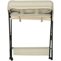 Tavolo Portatile Per La Cura Dei Pannolini Pieghevole 80x66x98cm Beige -Cameretta Per Bambini 78322399 4