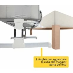 Safety 1st Calidoo Culla Fianco Letto, Co-sleeping, Con Reclinazione E 7 Altezze, Lettino Da Viaggio Per Neonato, Colore Warm Gray -Cameretta Per Bambini 78977349 2