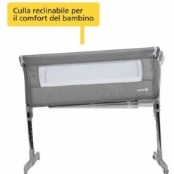 Safety 1st Calidoo Culla Fianco Letto, Co-sleeping, Con Reclinazione E 7 Altezze, Lettino Da Viaggio Per Neonato, Colore Warm Gray -Cameretta Per Bambini 78977349 4