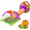 Tenda Gioco Per Bambini Con Tunnel, 200 Sfere E Borsa - Giocattoli, Giochi Palline, Casetta Per Bambini -Cameretta Per Bambini 8008794 1