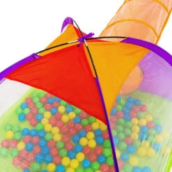 Tenda Gioco Per Bambini Con Tunnel, 200 Sfere E Borsa - Giocattoli, Giochi Palline, Casetta Per Bambini -Cameretta Per Bambini 8008794 3