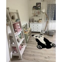 Sgabello Contenitore Per Bambini A Forma Di Volpe In Tessuto Grigio Con Gambe In Legno Coala -Cameretta Per Bambini 80145217 4