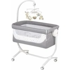 CAM Il Mondo Del Bambino , Art.925/T161 , Culla Cullami Dolci Coccole , Made In Italy , Ideale Da 0 A 9 Kg , TEDDY GRIGIO