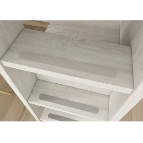 Letto A Castello Alvin Per Due Bambini Fucsia Rovere E Bianco Opaco Con Armadio Fucsia, Rovere E Bianco 4 Letto A Castello Alvin Per Due Bambini Fucsia Rovere E Bianco Opaco Con Armadio Fucsia, Rovere E Bianco - immagine 2