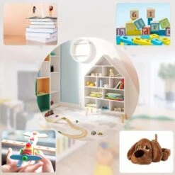 WOLTU Libreria Scaffale Bambini Per Libri Giocattoli Portalibri Multistrato -Cameretta Per Bambini 80878917 3