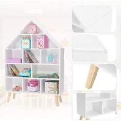WOLTU Libreria Scaffale Bambini Per Libri Giocattoli Portalibri Multistrato -Cameretta Per Bambini 80878917 5