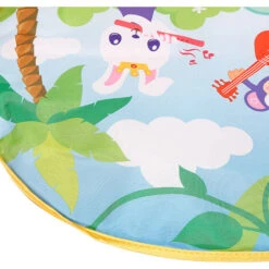 Musica Multifunzionale Per Bambini Telaio Fitness Morbido Tappeto Gattonare Ricco Appeso Piede Pianoforte Verde -Cameretta Per Bambini 80965146 3