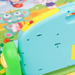 Musica Multifunzionale Per Bambini Telaio Fitness Morbido Tappeto Gattonare Ricco Appeso Piede Pianoforte Verde -Cameretta Per Bambini 80965146 4