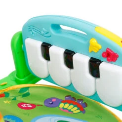 Musica Multifunzionale Per Bambini Telaio Fitness Morbido Tappeto Gattonare Ricco Appeso Piede Pianoforte Verde -Cameretta Per Bambini 80965146 5