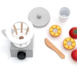 Set Da Cucina Giocattolo Montessori Robincool Smoothie Lab 11x9,5x15 Cm In Legno Eco Con Accessori Inclusi -Cameretta Per Bambini 81222049 3