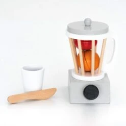 Set Da Cucina Giocattolo Montessori Robincool Smoothie Lab 11x9,5x15 Cm In Legno Eco Con Accessori Inclusi -Cameretta Per Bambini 81222049 5