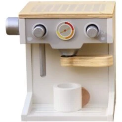 Macchina Da Caffé Giocattolo Montessori Coffe Robincool Caprizze 17x16x14 Cm Fabbricata In Legno Ecologico E Accessori Inclusi -Cameretta Per Bambini 81222057 3
