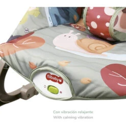 Dondolo Per Bambini Neonati Rocker 49x46x65 Cm Accessori Con Vibrazione E Suoni -Cameretta Per Bambini 81222059 3