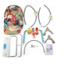 Dondolo Per Bambini Neonati Rocker 49x46x65 Cm Accessori Con Vibrazione E Suoni -Cameretta Per Bambini 81222059 5