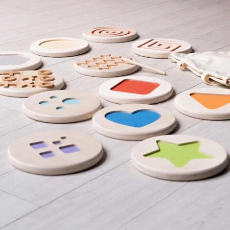 Gioco Montessori Stimoli Circuito Psicomotricitá Robincool Playful Little Steps In Legno Ecologico 4 Gioco Montessori Stimoli Circuito Psicomotricitá Robincool Playful Little Steps In Legno Ecologico - immagine 2