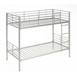 LETTO A CASTELLO DIVISIBILE TWINS - Argento - 90 X 200