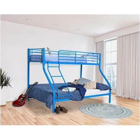 LETTO A CASTELLO MATRIMONIALE CASTLE - Blu 3 LETTO A CASTELLO MATRIMONIALE CASTLE - Blu