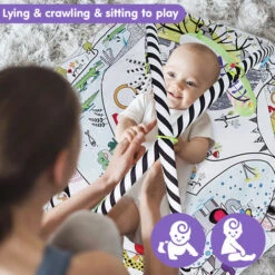 Tappetino Per Bambini, Tappetino Risveglio Per Bambini Tappetino Per Attività Tappetino Risveglio Scalabile Multifunzionale Con 30 Palline Oceaniche -Cameretta Per Bambini 81534358 4