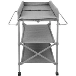DYHF Tavolo Per La Cura Del Bambino Pieghevole Tavolo Per La Cura Dei Pannolini Per Bambini 74x48x90cm Grigio -Cameretta Per Bambini 81565050 5