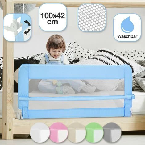 Barriera Per Letto - Pieghevole E Portatile, 100 X 42 Cm, Blu - Sponda Da Letto Per Bambini, Neonati, Di Sicurezza, Di Protezion 3 Barriera Per Letto - Pieghevole E Portatile, 100 X 42 Cm, Blu - Sponda Da Letto Per Bambini, Neonati, Di Sicurezza, Di Protezion
