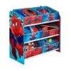 Scaffale Multicontenitore Portagiochi Spiderman Rosso E Blu -Cameretta Per Bambini 83560563 1