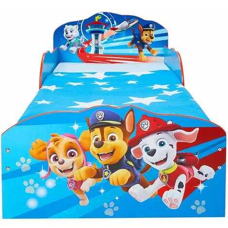 Lettino In Legno Paw Patrol Con Contenitori Portaoggetti 5 Lettino In Legno Paw Patrol Con Contenitori Portaoggetti - immagine 3