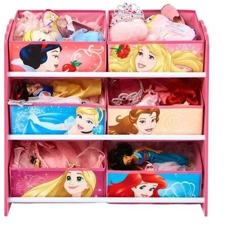 Princess Scaffale Portagiochi In Legno Principesse Disney 3 Princess Scaffale Portagiochi In Legno Principesse Disney