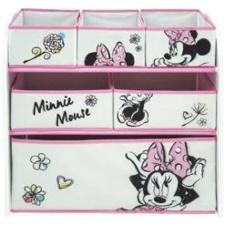 Scaffale Multicontenitore Portagiochi Minnie Natural -Cameretta Per Bambini 83561012 2