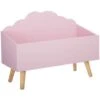 Cassa Di Nuvole Rosa - Cassa In Legno Mdf, Gambe In Legno 35 Mm, Rosa, Materiali E1, Disponibile In Diversi Colori - Atmosphera Créateur D'intérieur -Cameretta Per Bambini 83776195 1