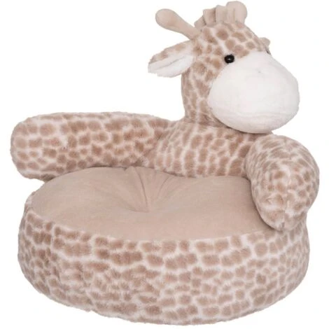 Sedia Per Bambini Giraffa Di Peluche, Grigio - Atmosphera Créateur D'intérieur 3 Sedia Per Bambini Giraffa Di Peluche, Grigio - Atmosphera Créateur D'intérieur