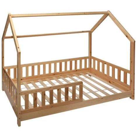 Letto A Capanna Per Bambini Bosco 90 X 190 - Legno Di Pino - Atmosphera Créateur D'intérieur 3 Letto A Capanna Per Bambini Bosco 90 X 190 - Legno Di Pino - Atmosphera Créateur D'intérieur