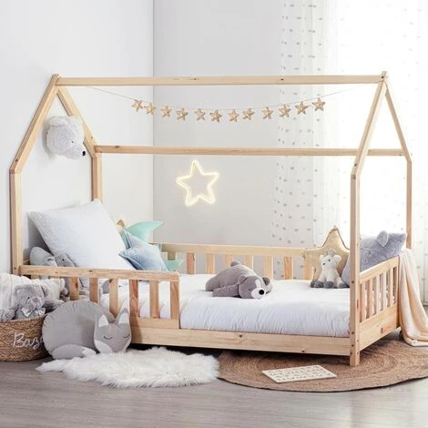 Letto A Capanna Per Bambini Bosco 90 X 190 - Legno Di Pino - Atmosphera Créateur D'intérieur 4 Letto A Capanna Per Bambini Bosco 90 X 190 - Legno Di Pino - Atmosphera Créateur D'intérieur - immagine 2