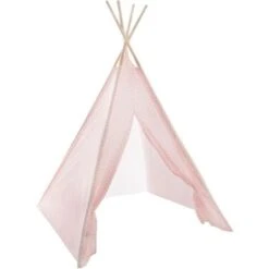 Decorazione Rosa Tipi H160 - Tipi, Rosa, Poliestere, Legno, Dimensioni 120x160x120 Cm - Atmosphera Créateur D'intérieur