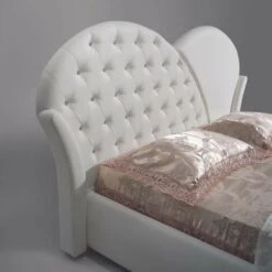 Letto Con Contenitore Marubi Bianco Bottoni Effetto Cristallo -Cameretta Per Bambini 88769494 4