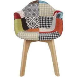Poltrona Scandinava Per Bambini Patchwork -Cameretta Per Bambini 89362867 3