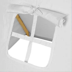 Tenda Per Bambini Da Gioco Per Interni O Esterni Struttura Legno Leggera Bianco -Cameretta Per Bambini 90520235 5