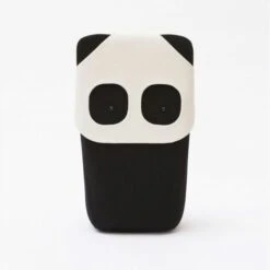 Pouf Per Bambini A Forma Di Panda, Nero