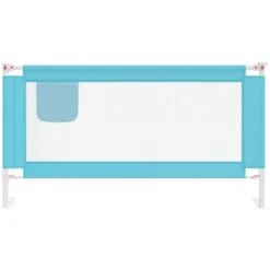 Sponda Letto Di Sicurezza Per Bambini - Sponde E Barriere Anticaduta Letto Blu 160x25 Cm In Tessuto BV984452 - BonneVie -Cameretta Per Bambini 91240574 3