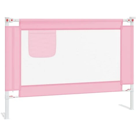 Sponda Letto Di Sicurezza Per Bambini - Sponde E Barriere Anticaduta Letto Rosa 90x25 Cm In Tessuto BV892690 - BonneVie 4 Sponda Letto Di Sicurezza Per Bambini - Sponde E Barriere Anticaduta Letto Rosa 90x25 Cm In Tessuto BV892690 - BonneVie - immagine 2