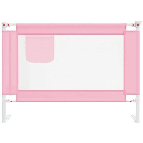 Sponda Letto Di Sicurezza Per Bambini - Sponde E Barriere Anticaduta Letto Rosa 90x25 Cm In Tessuto BV892690 - BonneVie 5 Sponda Letto Di Sicurezza Per Bambini - Sponde E Barriere Anticaduta Letto Rosa 90x25 Cm In Tessuto BV892690 - BonneVie - immagine 3