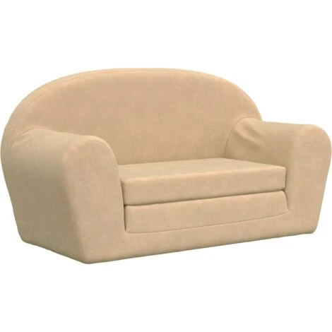 Divano Per Bambini A 2 Posti - Divano Relax Sofa Crema In Morbido Peluche BV902556 - BonneVie 4 Divano Per Bambini A 2 Posti - Divano Relax Sofa Crema In Morbido Peluche BV902556 - BonneVie - immagine 2
