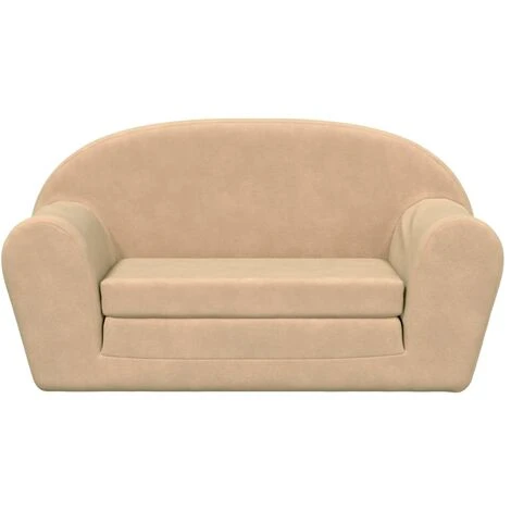 Divano Per Bambini A 2 Posti - Divano Relax Sofa Crema In Morbido Peluche BV902556 - BonneVie 5 Divano Per Bambini A 2 Posti - Divano Relax Sofa Crema In Morbido Peluche BV902556 - BonneVie - immagine 3