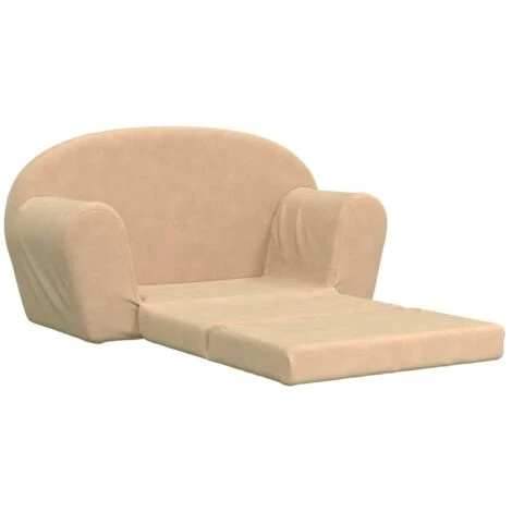 Divano Per Bambini A 2 Posti - Divano Relax Sofa Crema In Morbido Peluche BV902556 - BonneVie 6 Divano Per Bambini A 2 Posti - Divano Relax Sofa Crema In Morbido Peluche BV902556 - BonneVie - immagine 4