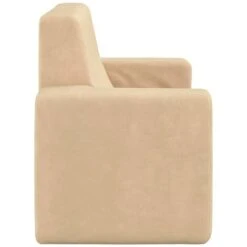 Divano Per Bambini A 2 Posti - Divano Relax Sofa Crema In Morbido Peluche BV556966 - BonneVie -Cameretta Per Bambini 91515300 4