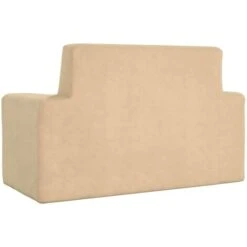 Divano Per Bambini A 2 Posti - Divano Relax Sofa Crema In Morbido Peluche BV556966 - BonneVie -Cameretta Per Bambini 91515300 5