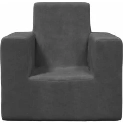 Divano Per Bambini - Divano Relax Sofa Antracite In Morbido Peluche BV221693 - BonneVie -Cameretta Per Bambini 91515847 3