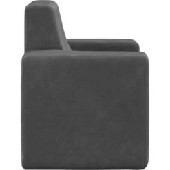 Divano Per Bambini - Divano Relax Sofa Antracite In Morbido Peluche BV221693 - BonneVie -Cameretta Per Bambini 91515847 4