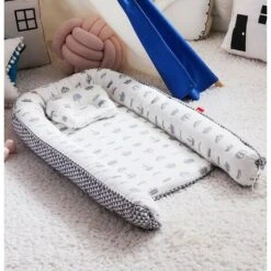 Nido Neonato Bionic Design 7844cm Fatto A Mano In Cotone Double Face (motivo A Punta Di Freccia) -Cameretta Per Bambini 91650360 5