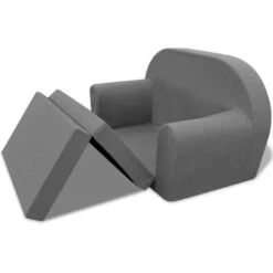 Poltrona Letto - Divano Relax Sofa Per Bambini Grigia BV188523 - BonneVie -Cameretta Per Bambini 92299009 3